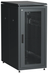 19" LINEA N Network Cabinet 24U 600x1000mm Black Perforated Doors LN05-24U61-PP