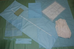 Set of linen for covering the instrument table, from nonwoven materials, disposable sterile according to TU 9398-009-55694047-20