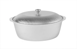 Aluminum Duck Roaster, 4L (Uncoated) with Lid - Kukmara