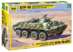 Russian Armored Personnel Carrier BTR-70 Model Kit (Afghanistan)
