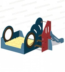 Children's Play Complex for Thematic Games and Physical Development - Romana 115.54.00