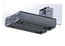 Industrial Design LED Light "MTM IoT" Series CUBE 118 Dual Module Side Connection 5° Narrow Mounting 60m