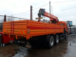 Multifunctional Truck with Hydraulic Crane KMA on KAMAZ 43118 41K12N-U6