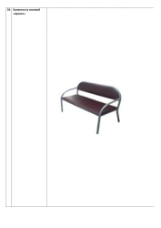 Comfortable Backrest Bench "Aristo