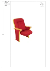 Versaille Armchair 525x650x980 mm with 110 mm Seat Cushion