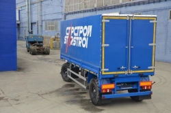 Platform Trailer Politran 84282-032 with Spring Suspension