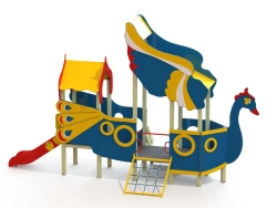 Children's Play Complex Ship-Swan DIC 5.08 Height=700mm, Width=900mm