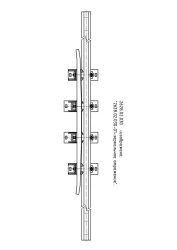Cross Rail with Counter Rail for Switch Assembly (Project 2628.02.030/-01)