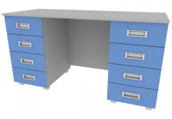 Two-Pedestal Office Desk 1400x600x750mm