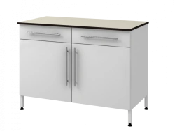 Wall-Mounted Table with Metal Support Column 1200 PTYALg