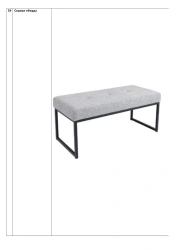 Ford Bench - Solid Welded Metal Frame