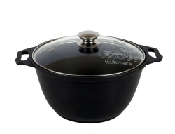 Aluminum Cast Pot 3L with Non-Stick Coating, Kukmara, Tradition Line