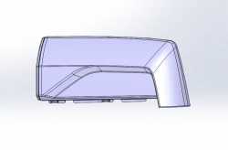 Rear Left Fairing for Electric Bus 5299-401-5612111