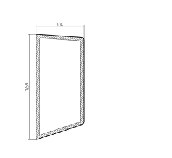 Partition Glass for LIAS Bus Side Glazing 529220-7803063