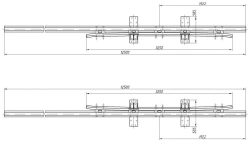 Cross Rail with Counter Rail Type R50 Mark 1/9