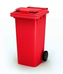 Mobile Waste Container 120L for Household Use Art. 23.C29 (20.801.40.PE; 21.051.40)