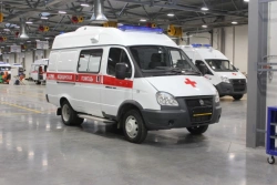 Medical Emergency Vehicle Type 2250A Modification 2250B7 on GAZ Chassis Type 3302 Modification 27057