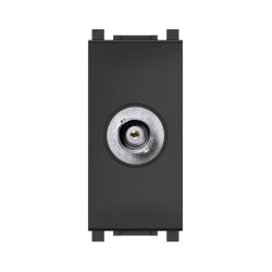 CADUCEUS ALING Experience Audio/Video Wall Socket BNC/BNC, 1M, Black (Soft Touch), Art. 74282.E1