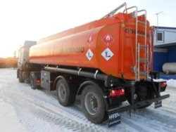Two-Axle Tank Semi-Trailer for Transporting Oil Products Model 9639G