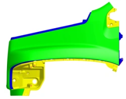 Left Front Wing for GAZon Vehicle C41C23-8403013