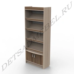 Literature Display Rack with 4 Inclined Shelves M1.25