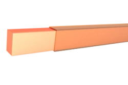 Rectangular Copper Enamelled Wire PEIP1-155 with 155 Temperature Index