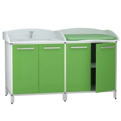 Medical Changing Table with ABS Plastic Top, Model DM-1-111-16.K2.F1