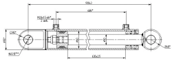 Hydraulic Cylinder 1147.00.00.00 (80x50-630 mm) 16 MPa