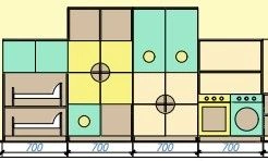 Junior Play Furniture Set Model 4 with Decorative Letters and Numbers