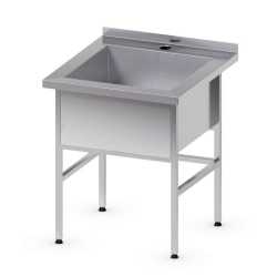 Single-Compartment Industrial Washing Basin 1550x800x870 mm