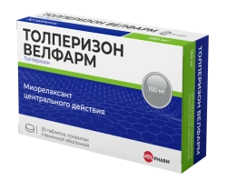 Coated Tablets for Allergies Relief 150mg Tolperisone Welfarm