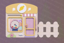 Decorative Development Panel "Candy Store" PMG-0MS
