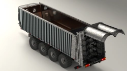 Tractor Semi-Trailer with Horizontal Unloading PTV-4101