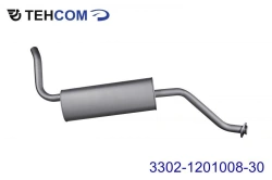 Exhaust Muffler for Gazelle Next, Model 3302-1201008-30