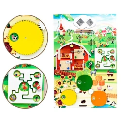 Educational Busy Board - FRUIT GARDEN Model
