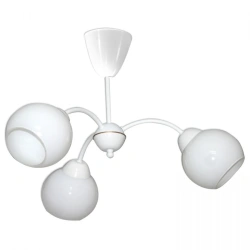 Modern Ceiling Light Fixture "Lera" 137 White, Model 8248
