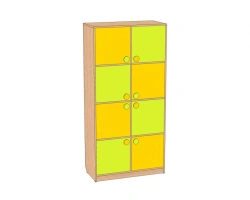 Children's Toy Storage Wall "Rubik's Cube" SI-KR8-F4