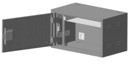 Enhanced Wall-Mounted Distribution Cabinet for Batteries SHRN-4U-250-RT-ACB