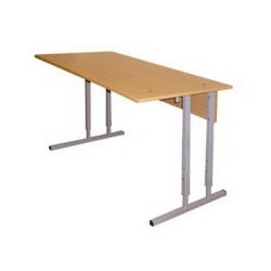 Adjustable Two-Seat Student Desk