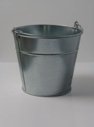 Galvanized Bucket 12L with Riveted Handles
