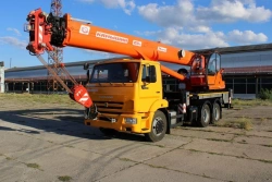 Hydraulic Truck Crane KС-55713-1K-4 with 25.0 t Capacity