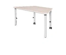 Adjustable Height Trapezoidal Student Desk TDI School Series
