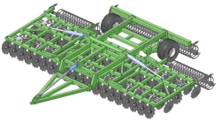BDM-8x4PK Semi-Trailer Disc Harrow for Soil Preparation