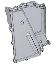 Left Wheel Arch Trim for GARNITURE AV PASSAGE ROUE AR G BQT/ 96817147ZD