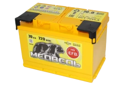 Lead Acid Starter Battery for Internal Combustion Engines 12V EFB 'Medved