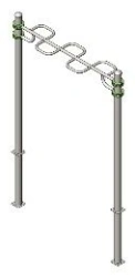 U-Shaped Horizontal Bar Trainer AKS-713