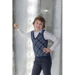 Knitted Vest for Boys in School Age and Teenagers