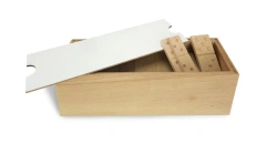 Tactile Domino Set "Geometric Shapes" - 28 Compatible Pieces