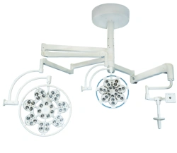 Surgical Ceiling Light with Emergency Power, Adjustable Dual Unit, EMLED 500/300/X
