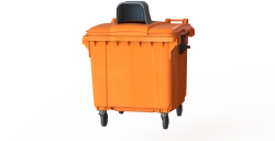 Mobile Waste Container 1100L Art.29.C19.N (20.807.1.40.PE; 21.056.40.PE.O)